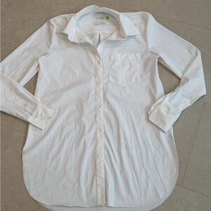 Lysse White Button-Up Blouse